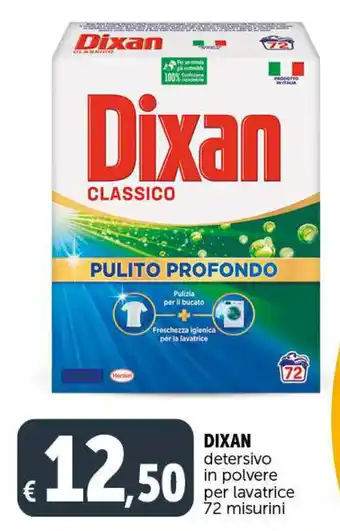 Deco Supermercati DIXAN detersivo in polvere per lavatrice 72 misurini offerta