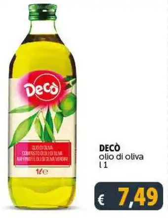 Deco Supermercati DECÒ olio di oliva l1 offerta
