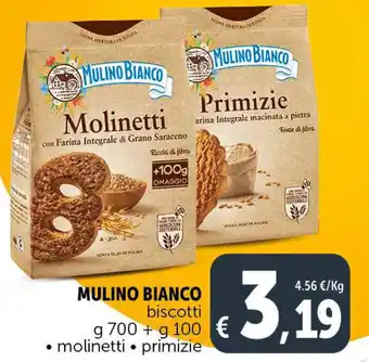 Deco Supermercati MULINO BIANCO g 700 + g 100 • molinetti •primizie offerta