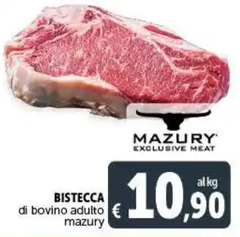 Deco Supermercati BISTECCA di bovino adulto mazury offerta