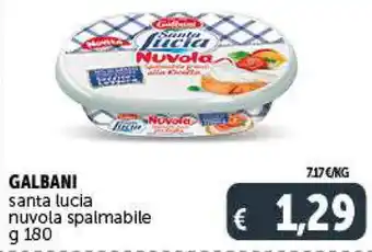 Deco Supermercati GALBANI santa lucia nuvola spalmabile g 180 offerta