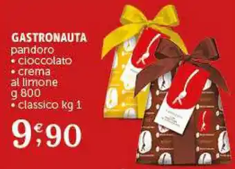 Deco Supermercati GASTRONAUTA pandoro • cioccolato • crema al limone • classico kg 1 offerta