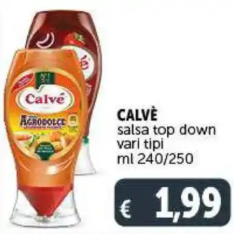 Deco Supermercati CALVE salsa top down vari tipi ml 240/250 offerta