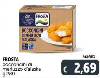 Deco Supermercati FROSTA bocconcini di merluzzo d'alaska g 280 offerta