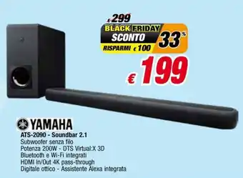 YAMAHA ATS-2090 - Soundbar 2.1