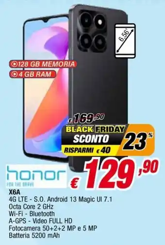 HONOR X6A