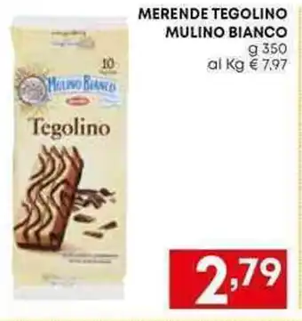 Borello Supermercati MERENDE TEGOLINO MULINO BIANCO g 350 offerta