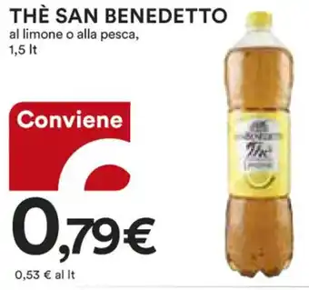 Ipercoop THE SAN BENEDETTO al limone o alla pesca, 1,5 It offerta