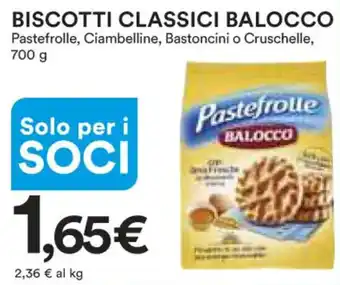 BISCOTTI CLASSICI BALOCCO Pastefrolle, Ciambelline, Bastoncini o Cruschelle, 700g