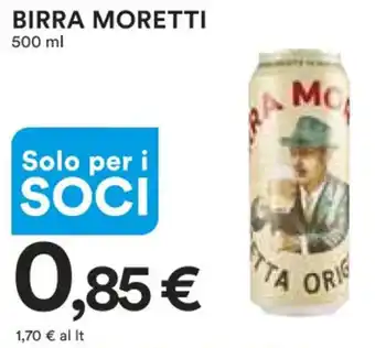 BIRRA MORETTI 500 ml