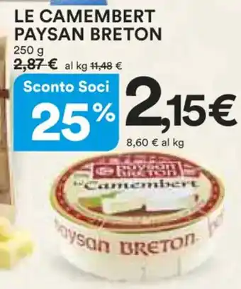 LE CAMEMBERT PAYSAN BRETON 250 g
