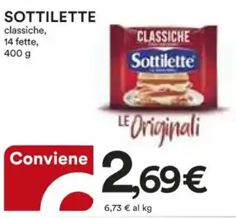 SOTTILETTE classiche, 14 fette, 400 g
