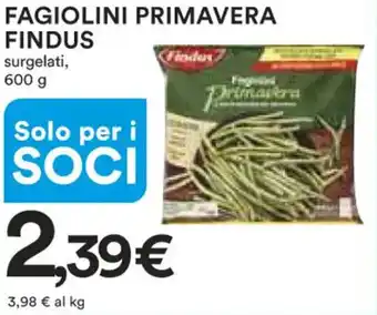FAGIOLINI PRIMAVERA FINDUS surgelati, 600 g
