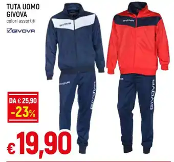 Galassia TUTA UOMO GIVOVA colori assortiti offerta