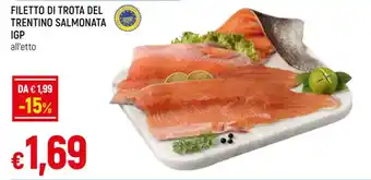 Galassia FILETTO DI TROTA DEL TRENTINO SALMONATA IGP all'etto offerta