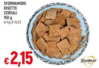 Galassia SFORNAMORE RISETTE CEREALI 150g offerta