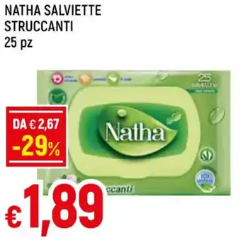 NATHA SALVIETTE STRUCCANTI 25 pz