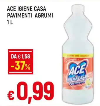 Galassia ACE IGIENE CASA PAVIMENTI AGRUMI 1L offerta