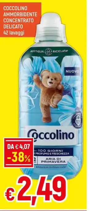 Galassia COCCOLINO AMMORBIDENTE CONCENTRATO DELICATO 42 lavaggi offerta