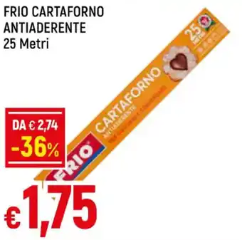 Galassia FRIO CARTAFORNO ANTIADERENTE 25 Metri offerta
