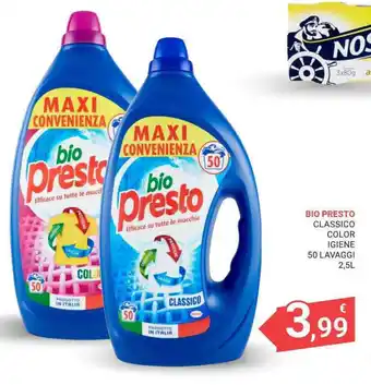 Eté BIO PRESTO CLASSICO COLOR IGIENE 50 LAVAGGI 2,5 L offerta