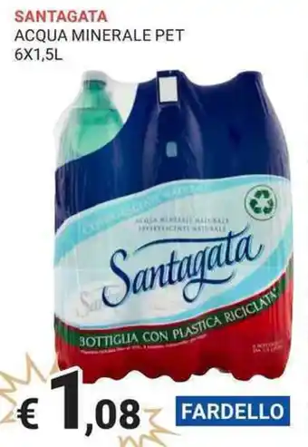 SANTAGATA ACQUA MINERALE PET 6X1,5L