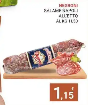 Eté NEGRONI SALAME NAPOLI ALL'ETTO offerta