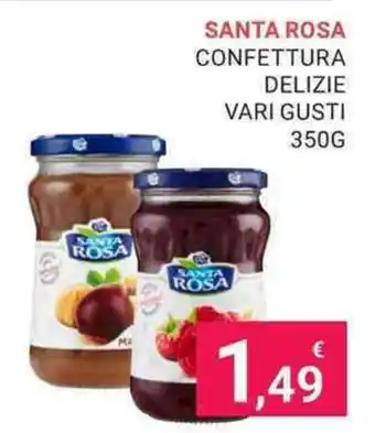 Eté SANTA ROSA CONFETTURA DELIZIE VARI GUSTI 350G offerta