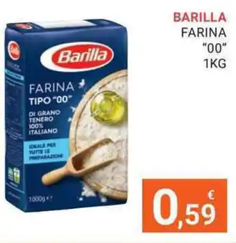 Eté BARILLA FARINA "00" 1KG offerta