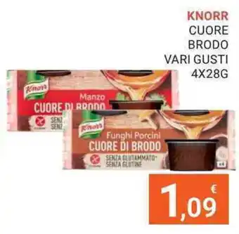 Eté KNORR CUORE BRODO VARI GUSTI 4X28G offerta