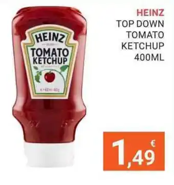 Eté HEINZ TOP DOWN TOMATO KETCHUP 400ML offerta