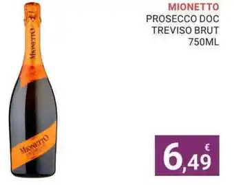 Eté MIONETTO PROSECCO DOC TREVISO BRUT 750ML offerta