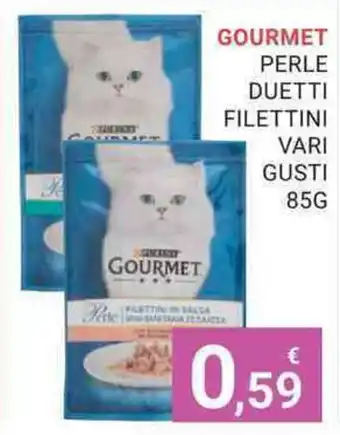 GOURMET PERLE DUETTI FILETTINI VARI GUSTI 85G