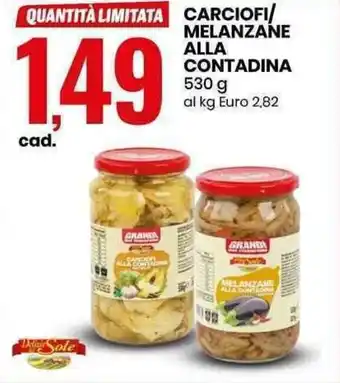 Eurospin Carciofi/Melanzane Alla Contadina 530g offerta