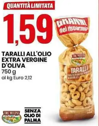 Taralli All'Olio Extra Vergine d'Oliva 750g