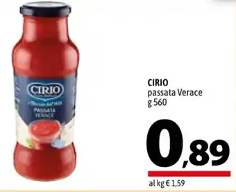A&O CIRIO passata Verace g 560 offerta