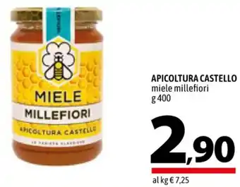 A&O APICOLTURA CASTELLO miele millefiori g 400 offerta