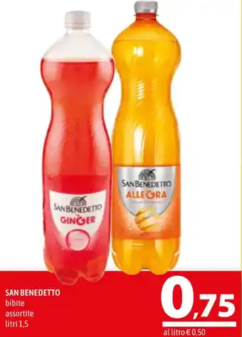 SAN BENEDETTO bibite assortite litri 1,5
