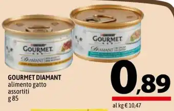 A&O GOURMET DIAMANT alimento gatto assortiti g 85 offerta