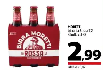 A&O MORETTI birra La Rossa 7.2 3 bott.xcl 33 offerta