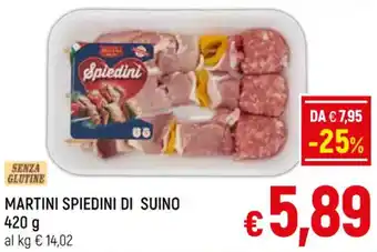 Famila Market MARTINI SPIEDINI DI SUINO 420 g offerta