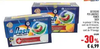 Conad DETERSIVO PER LAVATRICE POWER DASH offerta