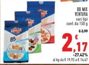Conad BB MIX VENTURA vari tipi conf. da 150 g offerta