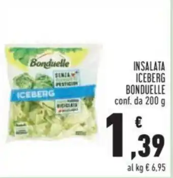 Conad INSALATA ICEBERG BONDUELLE conf. da 200 g offerta
