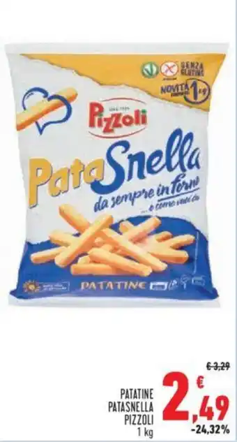 Conad PATATINE PATASNELLA PIZZOLI 1 kg offerta