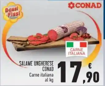 Conad SALAME UNGHERESE CONAD offerta