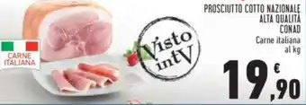 Conad PROSCIUTTO COTTO NAZIONALE ALTA QUALITÀ CONAD offerta