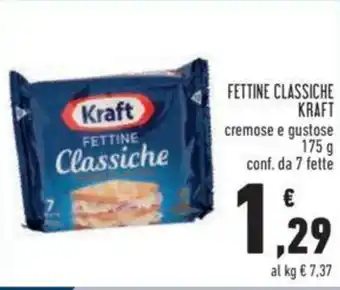 Conad FETTINE CLASSICHE KRAFT 175 g offerta