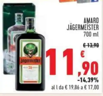 Conad AMARO JÄGERMEISTER 700 ml offerta