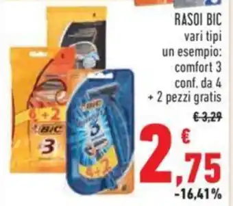 Conad RASOI BIC vari tipi offerta